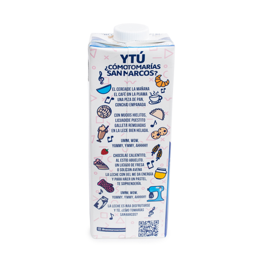 LECHE ENTERA TETRA 12/1 L SAN MARCOS