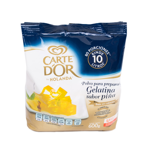 GELATINA PIÑA 600 GRS CARTE DOR