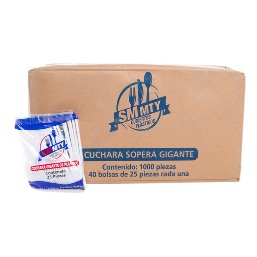 ***CUCHARA SOPERA GIGANTE 40/25 1000PZAS