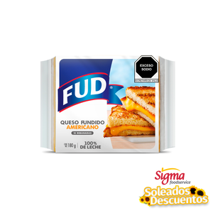 QUESO AMERICANO NATURAL FUD 180G QUESO AMERICANO NATURAL FUD 180G