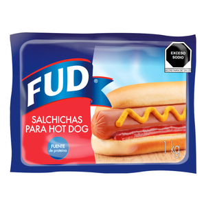 SALCHICHA HOT DOG 1KG FUD