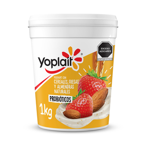 YOGHURT BATIDO CEREALES FRESA 1 KG YPT