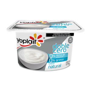 YOG DOBLE CERO BATIDO NATURAL 125 GR YPT