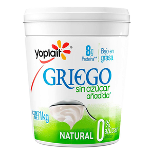 YOG GRIEGO BAT SIN AZUCAR NATURAL  1 KG