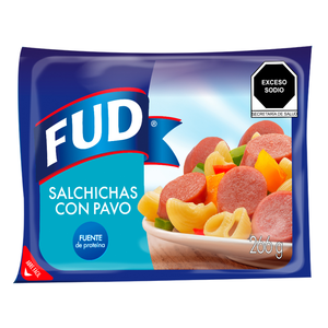 SALCHICHA PAVO 266G FUD