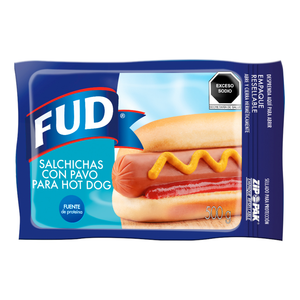 SALCHICHA HOTDOG PAVO 500 G FUD