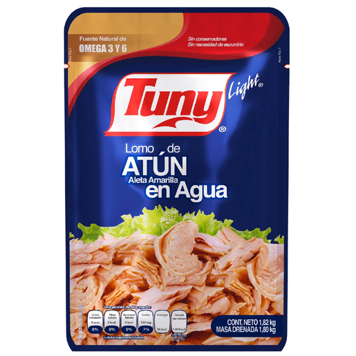 ATUN TUNY AGUA POUCH 1.820 KG