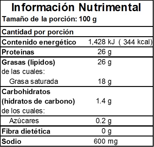 QUESO GOUDA PREMIUM IMPORTADO FSV