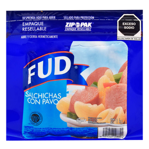 SALCHICHA TURKEY LINE 1KG FUD