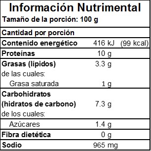 JAMON AMERICANO REB CUADRADO FSV