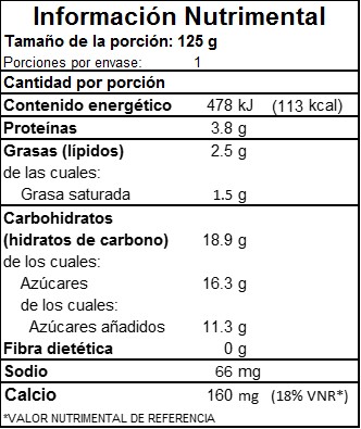 YOGHURT BATIDO FRESA 125 G YPT